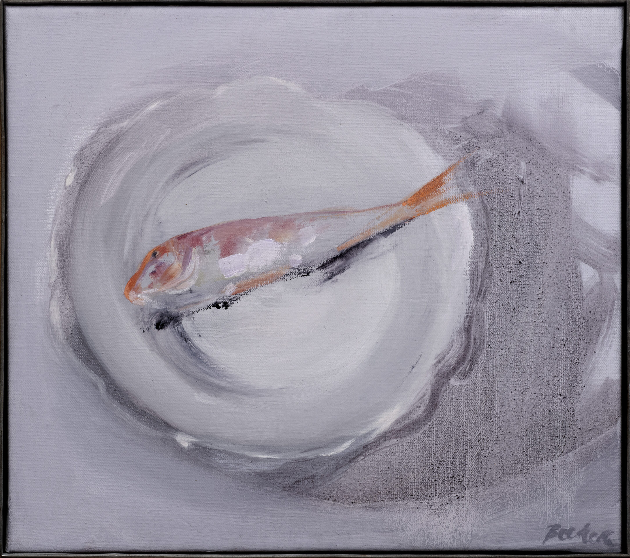 Mullet on plate 14x16 2025