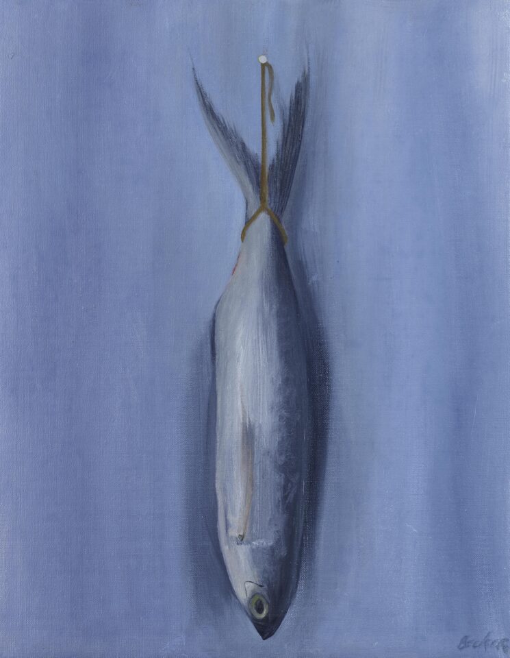 Fish blue 16x14 2025