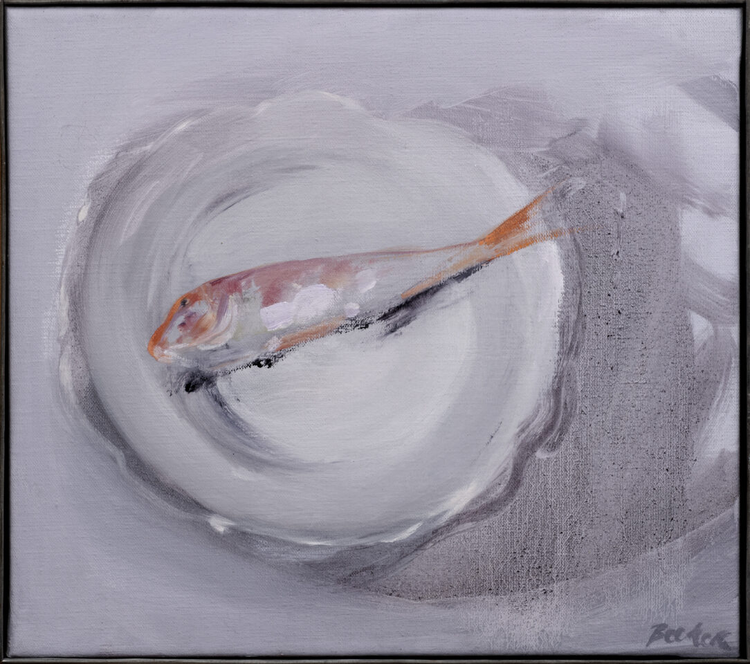 Mullet on plate 14x16 2025